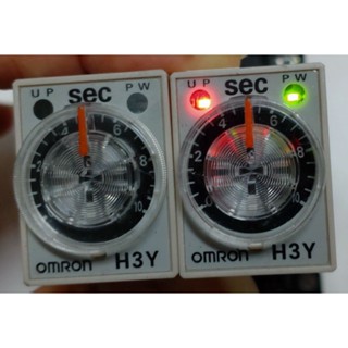 🌞二手現貨保固OMRON歐姆龍H3Y-2-C小型計時器TIMER 5秒 10秒 30秒 DC24V AC220V 2極