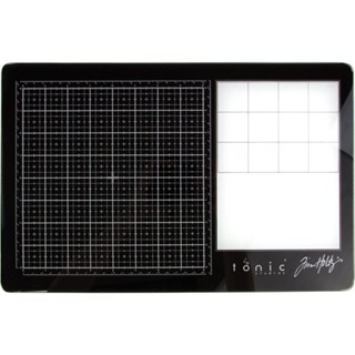 Tim Holtz Travel 多功能玻璃墊 Glass Media Mat 氧化印臺調色盤 切割墊
