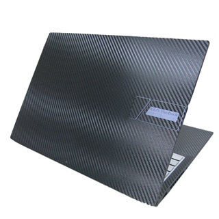 【Ezstick】ASUS VivoBook Pro K6602 K6602HE 黑色卡夢機身貼(上蓋、鍵盤週圍、底部貼