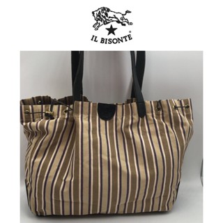 二手真品 IL BISONTE 包包 手提包 肩揹包 帆布包 比利嫉妒 義大利製 R307
