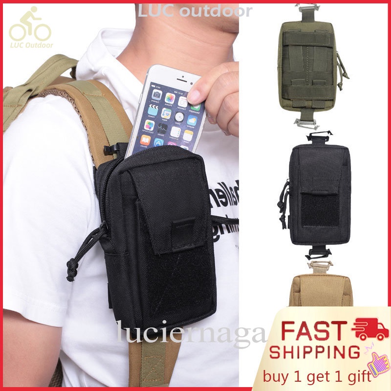 【LUC】 Molle 腰包戶外 edc 袋手機包運動攀岩跑步配件工具包