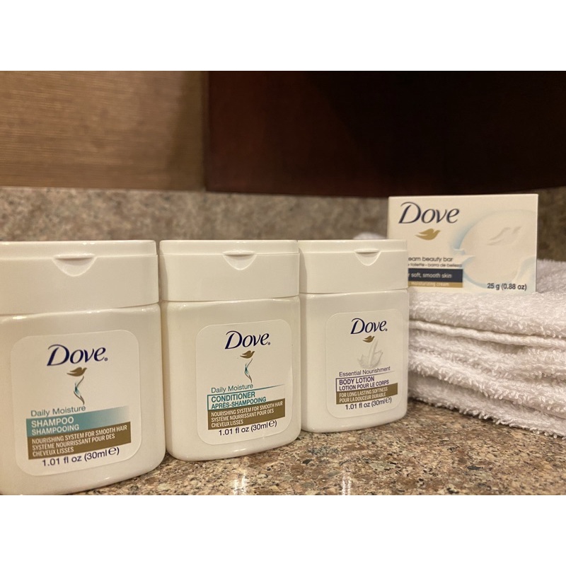 多芬DOVE旅行組 沐浴乳 洗髮精 乳液 肥皂 旅行 分裝瓶