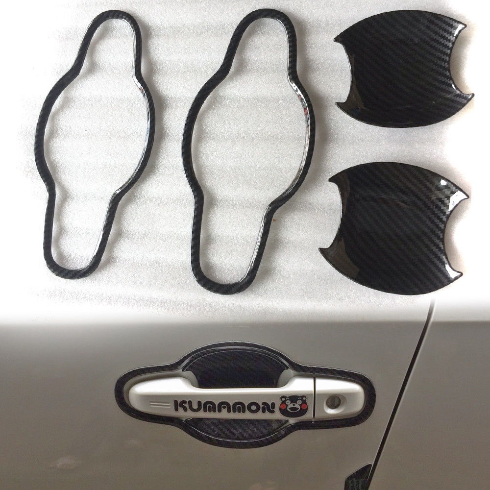 TOYOTA CH-R CHR 外門碗保護貼 貼片 門把裝飾貼 碳纖紋 4件一組