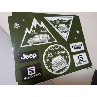 SALOMON × Jeep合作貼紙 行李箱 筆電 貼紙