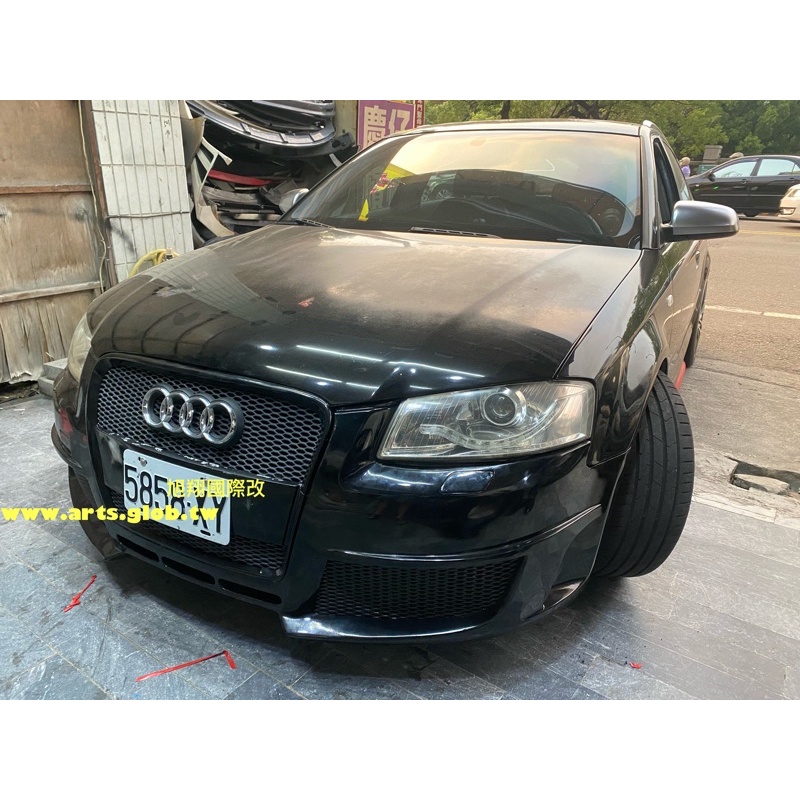 AUDI A3 8P NEW STYLE PU O版前保桿空力套件2006-2009