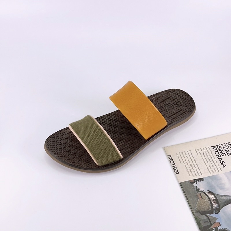 花的貓 SDN腳ㄚ子 手工涼拖鞋 異材質涼拖鞋 雙色涼拖鞋 台灣製造 1526210