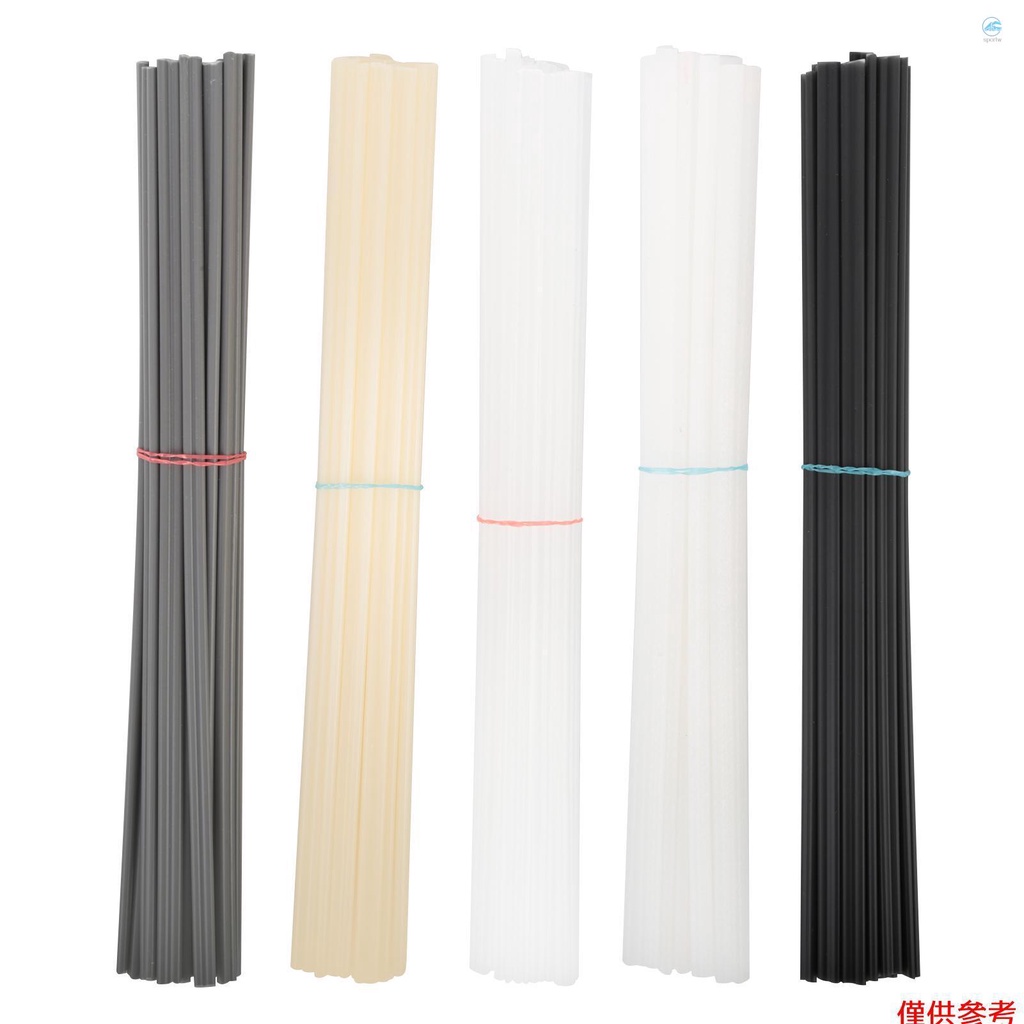 Crtw 100PCS 塑料焊接棒 ABS / PP / PVC / PE 焊機桿, 用於汽車保險槓塑料焊槍 / 熱風槍