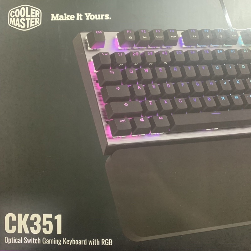 Cooler Master 酷碼 CK351電競機械鍵盤 紅軸/RGB