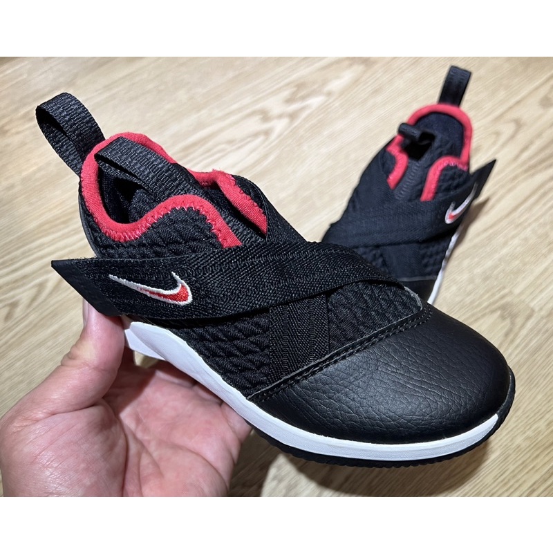 Nike LeBron Soldier XII TD Bred 童鞋 極新15cm (AH1690-001)