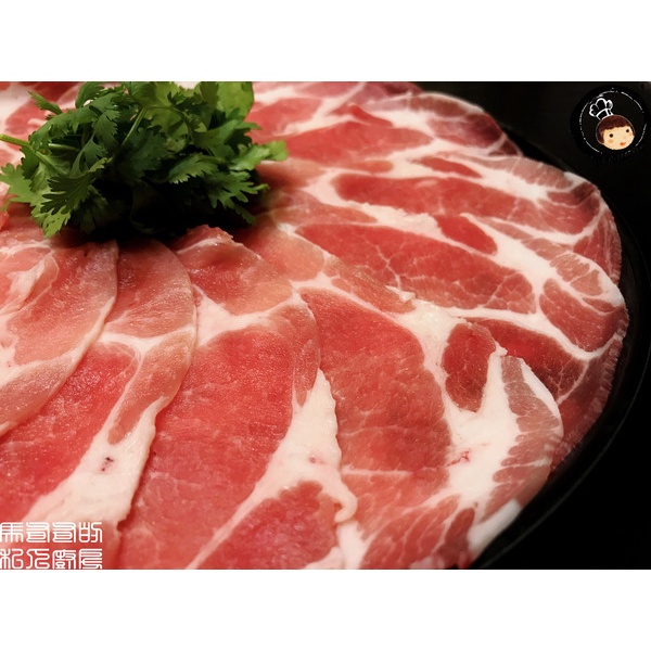 【橙食】北歐霜降梅花豬火鍋盤(原肉非組合)