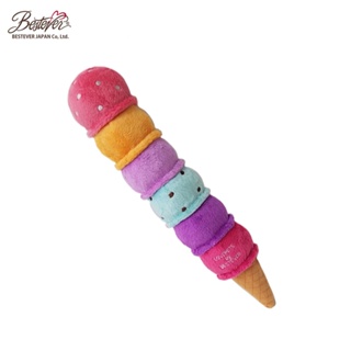 日本 Bestever 巨無霸六球長甜筒 烘焙坊系列 沙沙聲 啾啾聲 犬貓手作寵物玩具 特攝系寵物玩具
