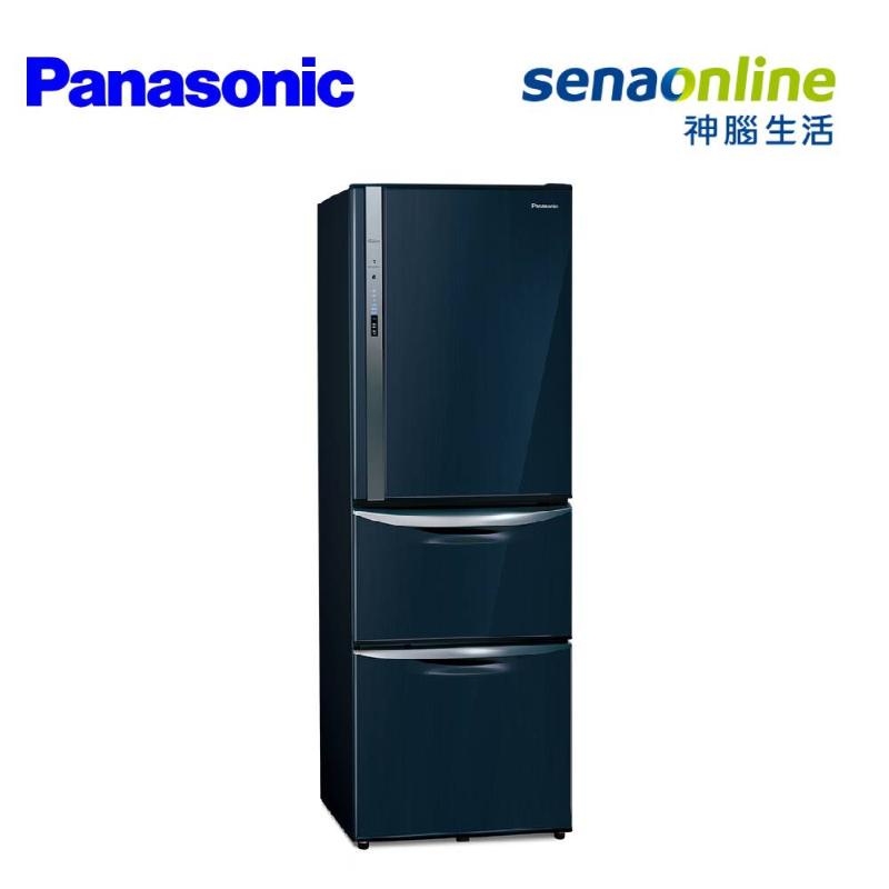 Panasonic 國際 NR-C389HV-B 385L 三門變頻鋼板冰箱