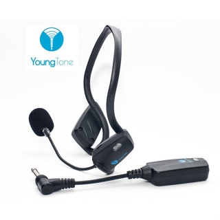 (L型的頭）全新YoungTone 養聲堂二代 YS-200智慧音頻接收主機+YS-150頭戴數位無線麥克風組