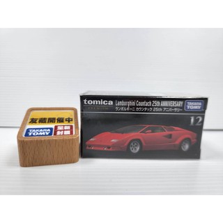 【現貨】日本Tomica PREMIUM 12 多美 Lamborghini Countach 25週年紀念 一般 紅色