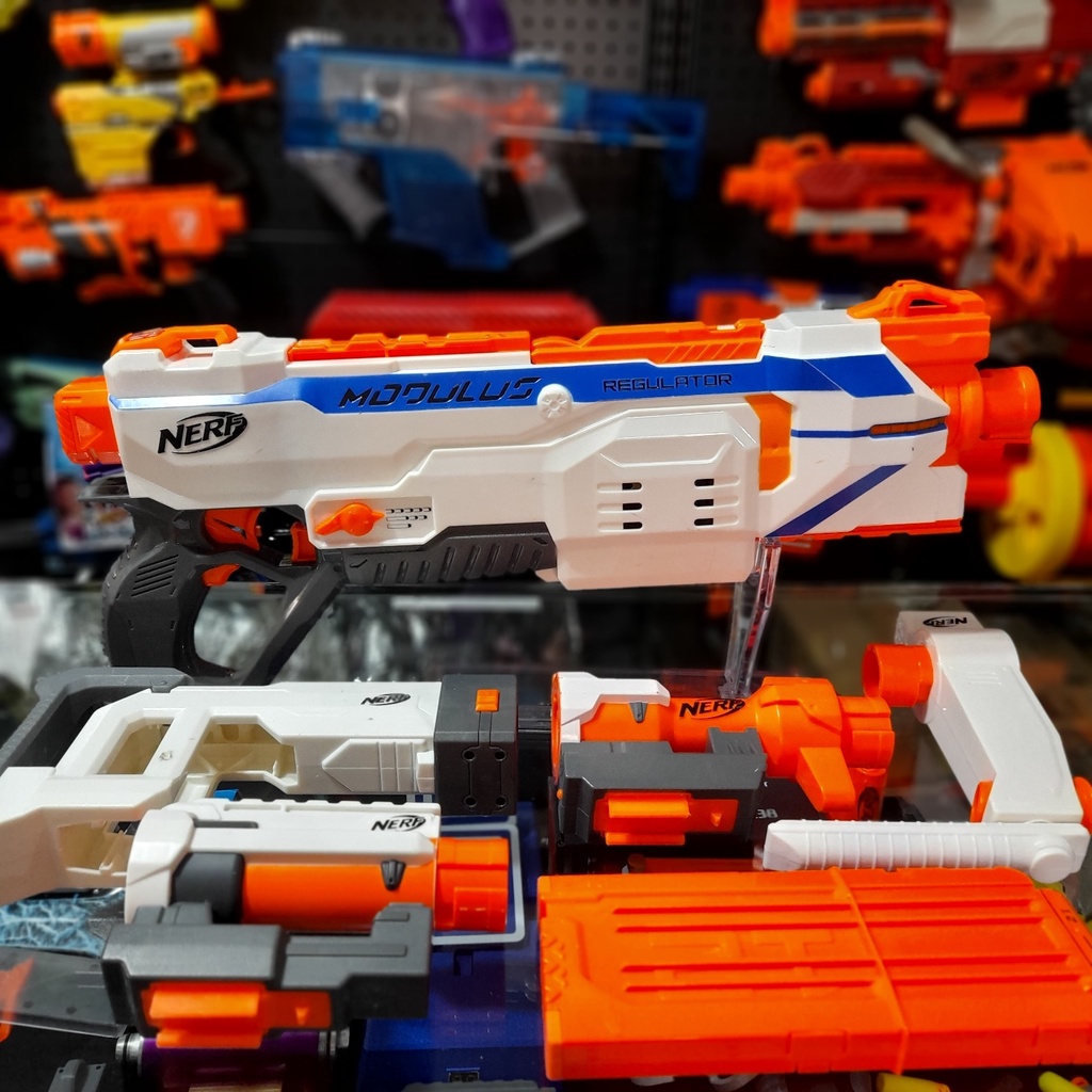 NERF 菁英系列 三重射控 軟彈  電動連發 泡棉彈發射器