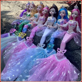 換裝美人魚玩具公主娃娃手工玩具 洋娃娃玩具 兒童玩具 芭比娃娃 玩具模型 換裝娃娃