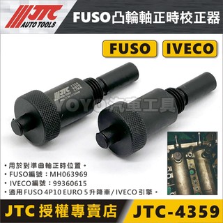 【YOYO汽車工具】JTC-4359 FUSO 凸輪軸正時校正器 IVECO CANTER 堅達 五期 凸輪軸 正時工具