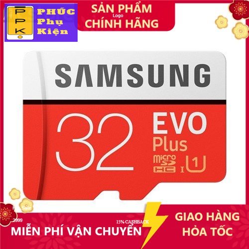 Microsdhc 存儲卡三星 EVO Plus U1 32GB - 正品 PPK