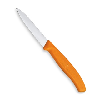 瑞士 Victorinox 高碳不銹鋼蔬菜刀 - 橘 約19cm (VI614)