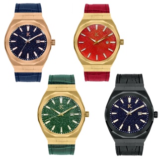 KLEIN WATCH 克萊恩 金屬錶款 皮帶錶 指針 日期顯示 星空面板 質感錶 男錶 女錶