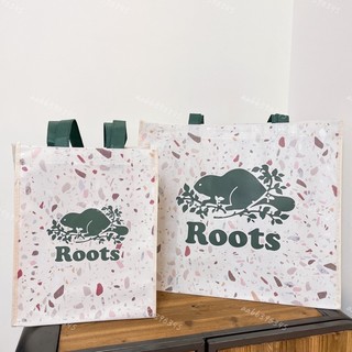 ROOTS 購物袋 磨石子 遠百 限定袋 限量
