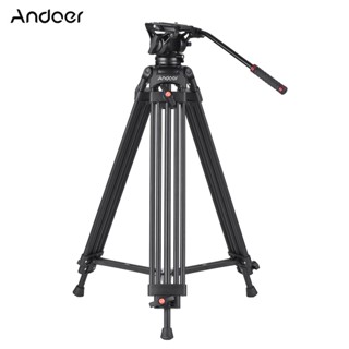 Andoer D1801 專業攝影三腳架 鋁合金材質 3節拉伸 最大高度180cm 帶雲臺 最大承重10kg