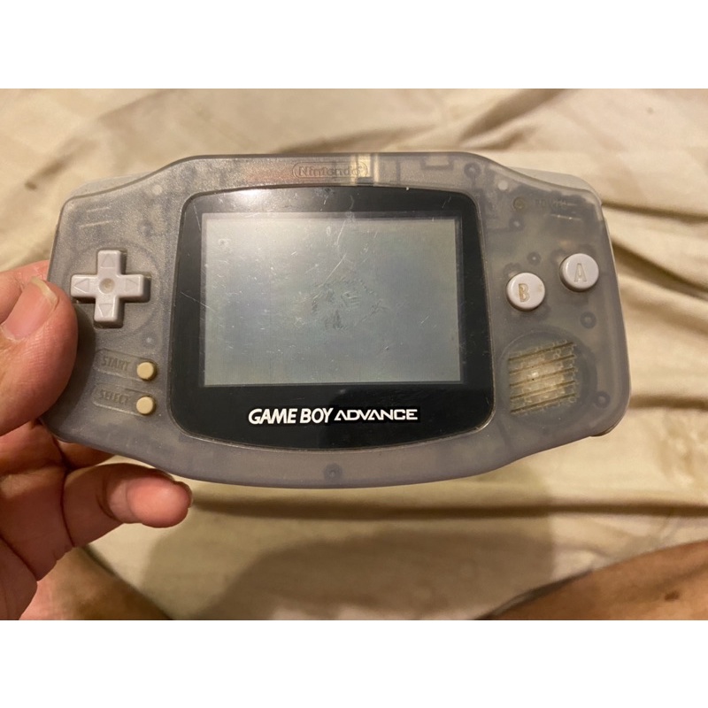 Gba 日製主機 透明款 故障商品