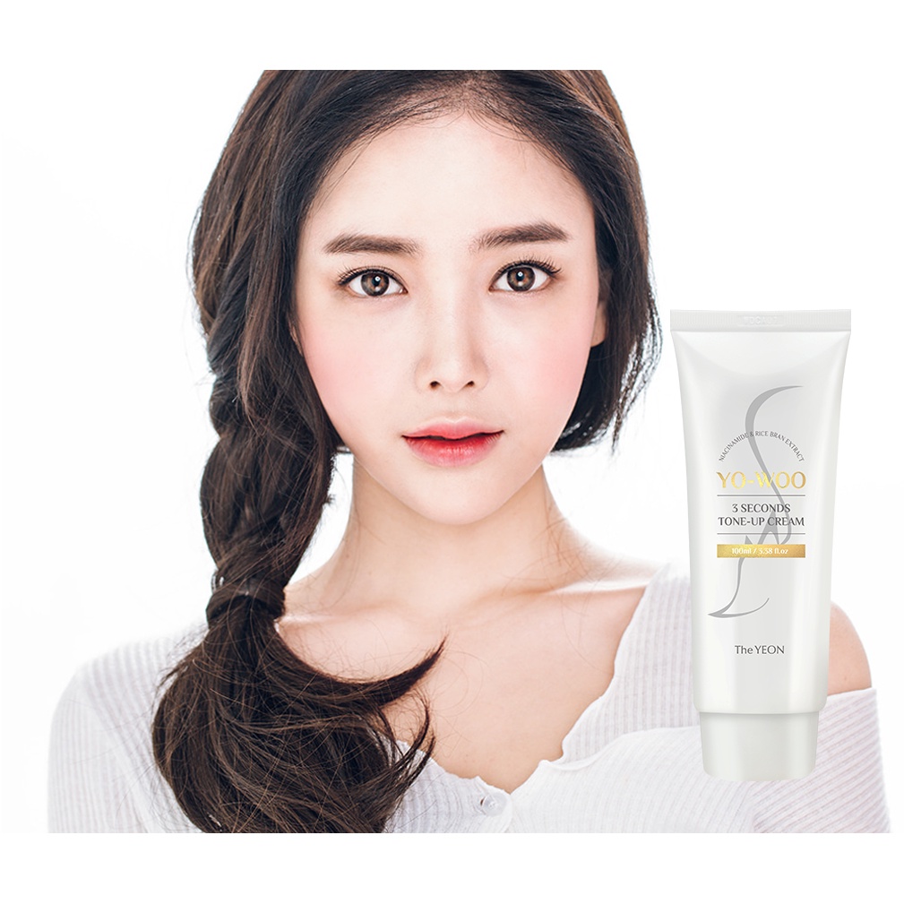[The Yeon] Yo-Woo Tone-up Cream 100ml/亮白/無過濾霜/美白認證產品