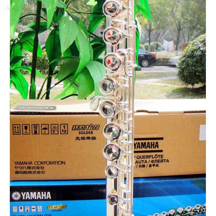 山葉 Yamaha YFL-211SL鎳銀長笛原裝正品16閉孔鍍銀長笛樂器