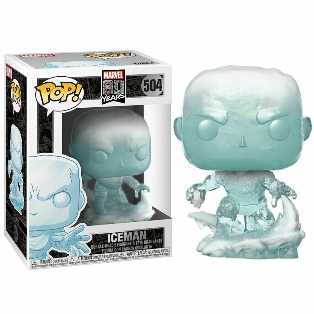 FUNKO POP 504 漫威80週年 初版 冰人 ICE MAN 公仔 收藏 代理版