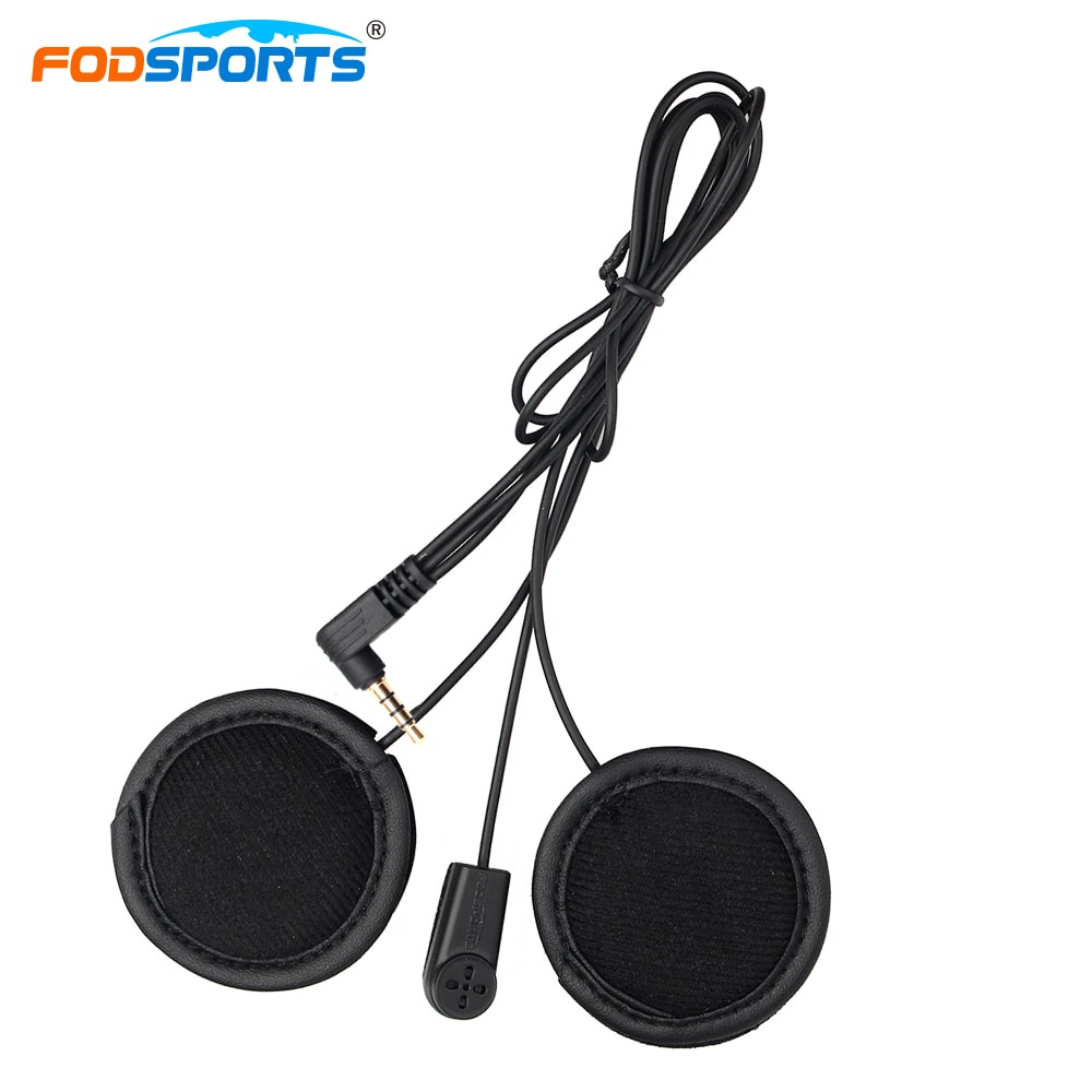 Fodsports V6對講軟麥克風耳機僅適用於V6 V4摩托車頭盔藍牙對講耳機