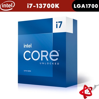 intel英特爾 i7-13700K 16核/24緒 13代 1700腳位 含內顯/無風扇 CPU處理器 (預購)