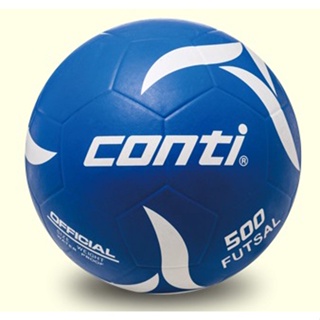 【線上體育】CONTI 低彈橡膠五人制足球(4號球) 藍