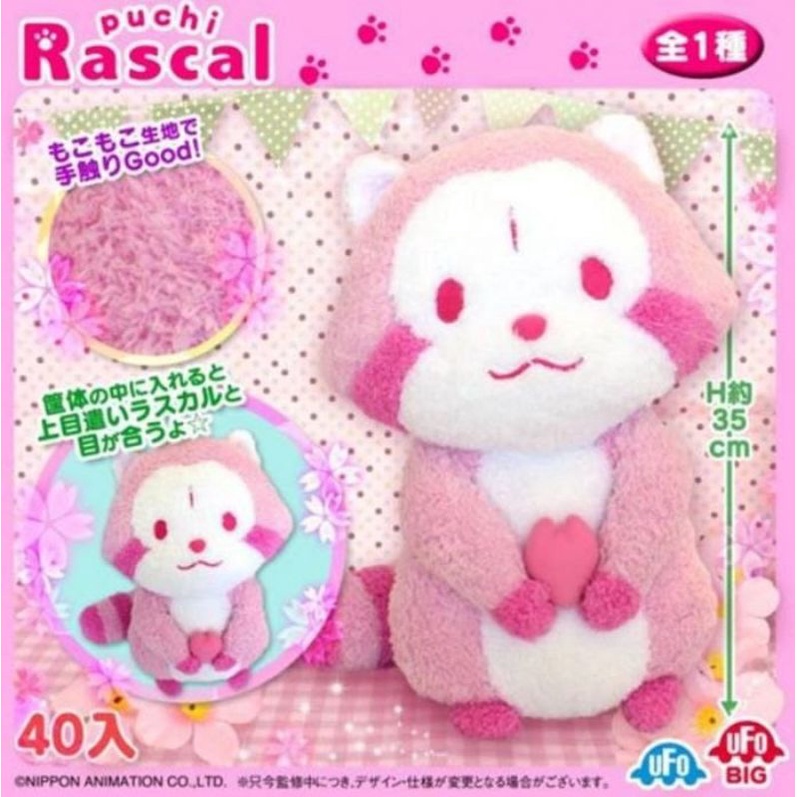 ☆瘋娃舖☆小浣熊 拉斯卡爾 Rascal 世界名作劇場 櫻花小浣熊 小浣熊景品 小浣熊娃娃 生日禮物 聖誕禮物 交換禮物