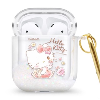 GARMMA Hello Kitty AirPods 1&2代 藍芽耳機流沙保護套 晨曦香水