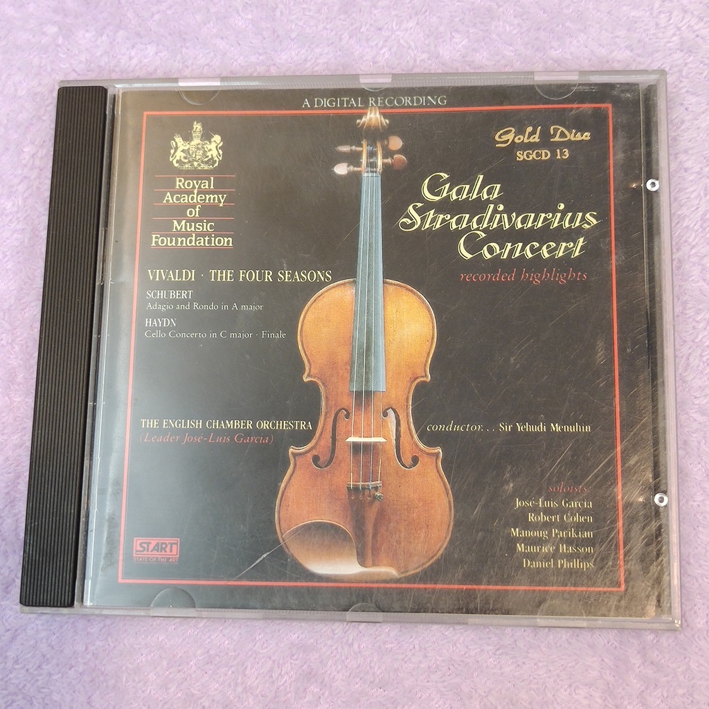 CD聖經發燒示範碟~Gala Stradivarius Concert 名琴的饗宴(內圈碼:1A2 TO)