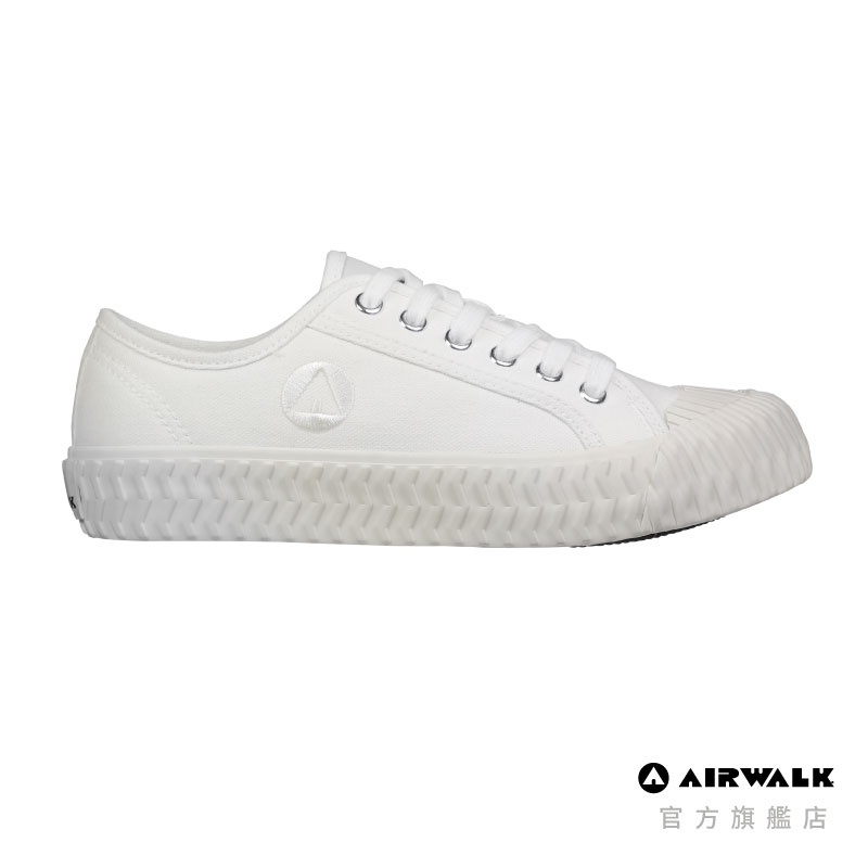 AIRWALK 女鞋 都會生活帆布鞋 AW63206 小白鞋 復古 學生 餅乾鞋 板鞋 好穿鞋墊