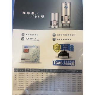 含發票【鴻茂】 數位化定時調溫型 (DS型) EH-2002DS 立式電能熱水器 20加侖 鴻茂電熱水器
