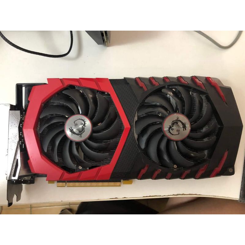 微星GTX1060 6G 紅龍顯示卡/良品