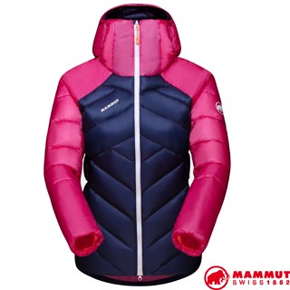 【MAMMUT 長毛象】女 Taiss 超輕耐磨連帽羽絨保暖外套.夾克.大衣/900FP鵝絨 海洋藍/桃紅 02710