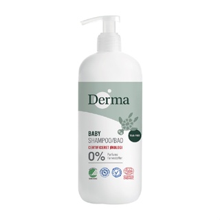 【Derma】寶寶有機水嫩洗髮沐浴露家庭號500ml｜THE BABY 育兒選物店｜台灣總代理原廠正貨