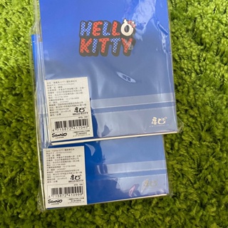 HELLO KITTY 直式線圈筆記本記事本 藍/黃 全新未使用 包裝在