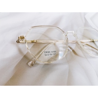 韓國 精緻TR90透明框防藍光眼鏡