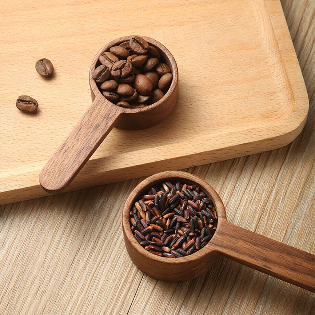 咖啡勺 咖啡匙 咖啡豆勺 咖啡豆匙 量勺 量匙 黑胡桃木/櫸木 木勺 木匙
