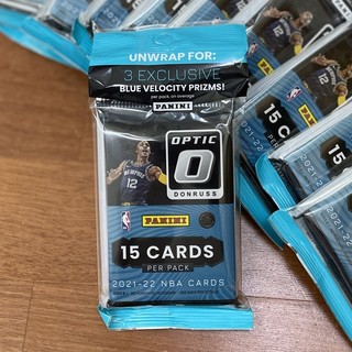 全新現貨 2021-22 Panini NBA Optic Cello Pack 卡包 抽Blue Velocity