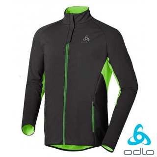 【ODLO】男 LANGLAUF-JACKE STRYN 輕量彈性防風軟殼衣外套/保暖外套.機能型夾克 石墨灰 6121