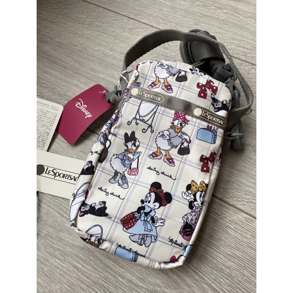 LeSportsac 3505G883 日本限定 迪士尼 聯名 米妮 黛西 手機包 斜背包