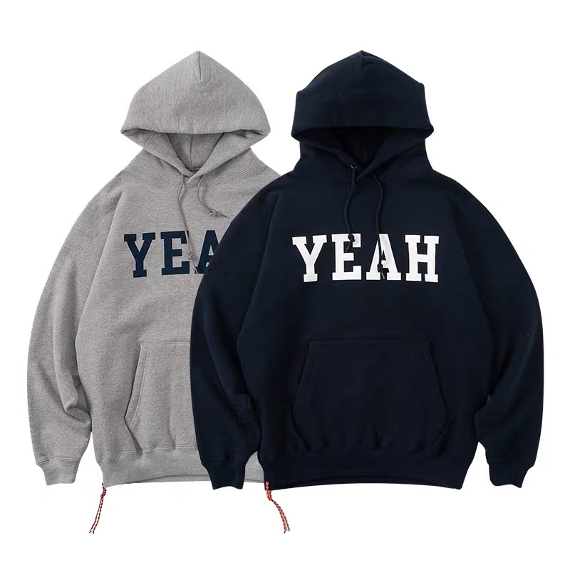 BEAMS JAPAN COLLEGE HODIE 紅繩 帽衫 字母帽踢 長袖上衣 帽T 衛衣 男女同款日系