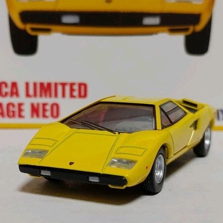 Tomytec 1/64 TLV LAMBORGHINI COUNTACH LP400 藍寶堅尼 跑車