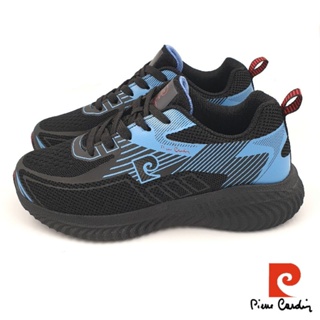 【MEI LAN】皮爾卡登 Pierre Cardin (男) 輕量 透氣 緩震 運動 慢跑鞋 7282 黑另有藍、灰色